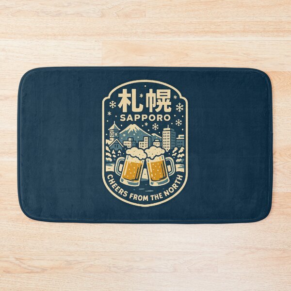 Item preview, Cheers Rising From Snowy Sapporo designed and sold by EdvvinStudios.
