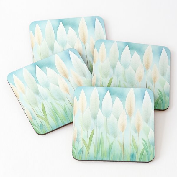 Item preview, grassy forest in watercolor style 1 designed and sold by FlaskLab.