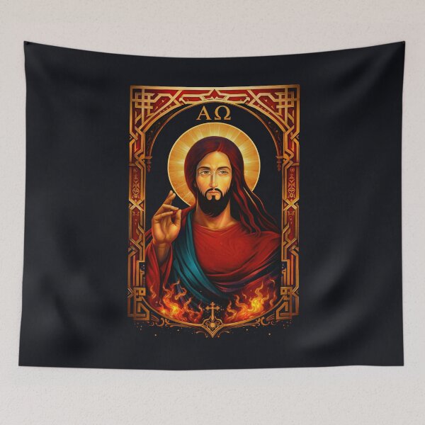 Item preview, Pantocrator Radiance — Alpha & Omega Icon designed and sold by Sanctum Icons.