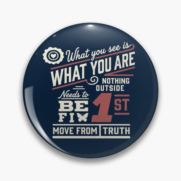 Item preview, What You See Is Who You Are – Conscious Vintage Typography designed and sold by Zerendipya.