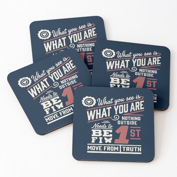 Item preview, What You See Is Who You Are – Conscious Vintage Typography designed and sold by Zerendipya.