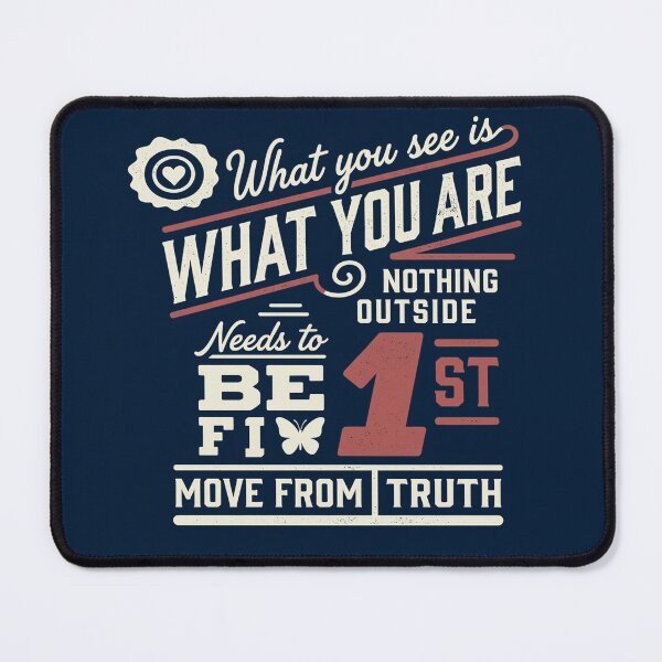 Item preview, What You See Is Who You Are – Conscious Vintage Typography designed and sold by Zerendipya.