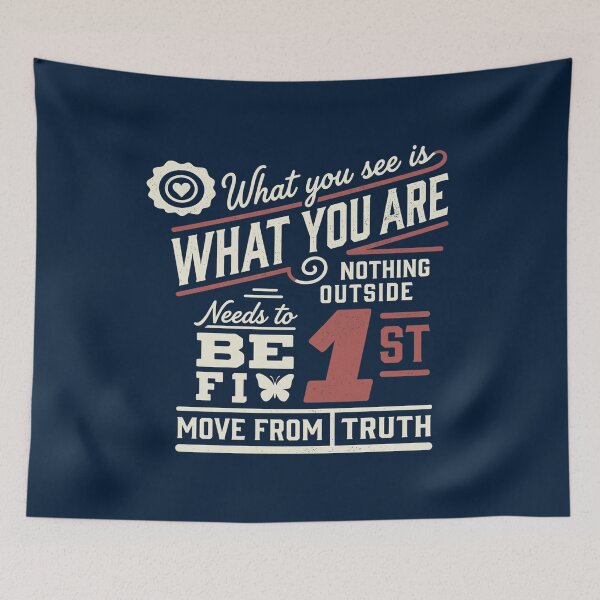 Item preview, What You See Is Who You Are – Conscious Vintage Typography designed and sold by Zerendipya.