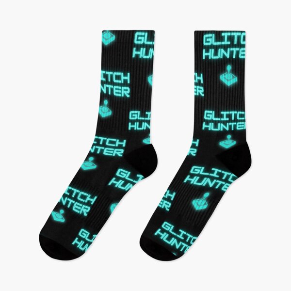 Item preview, Glitch Hunter – Neon Cyber Gaming Icon Design designed and sold by PHRASEandSTYLE.
