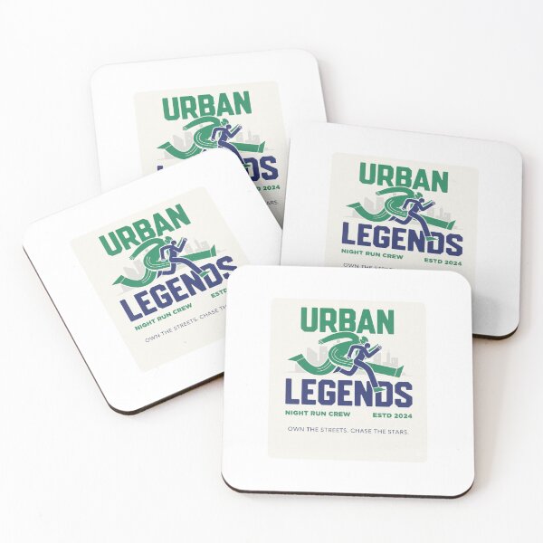 Item preview, Urban Legends Night Run Crew — Streetwear Running Illustration for Athletes designed and sold by Colorful-Garden.