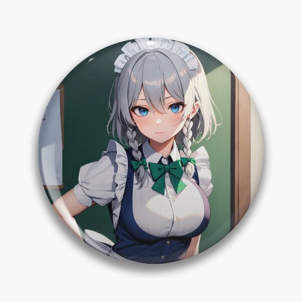 Item preview, Sakuya Izayoi Touhou - Elegant Maid of the Scarlet Devil Mansion Art designed and sold by iloveanimechibi.