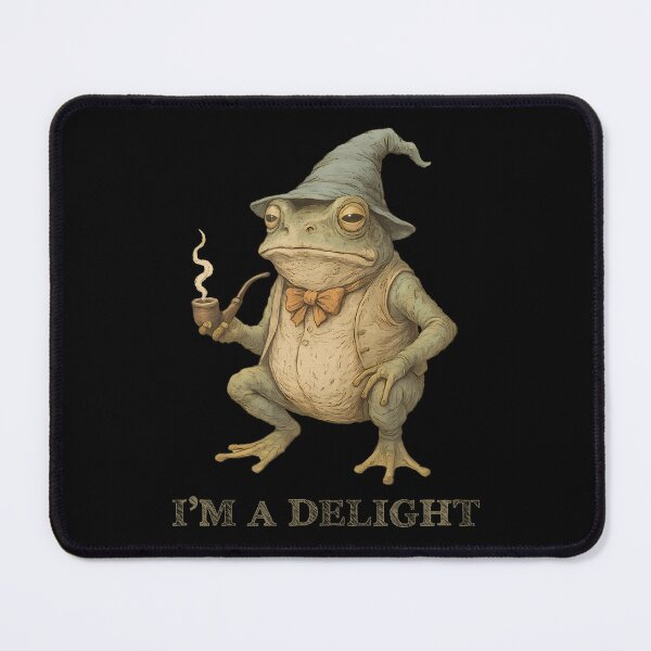 Item preview, I'M A Delight Frog Toad Wizard Vintage Meme designed and sold by LunaDangelo.