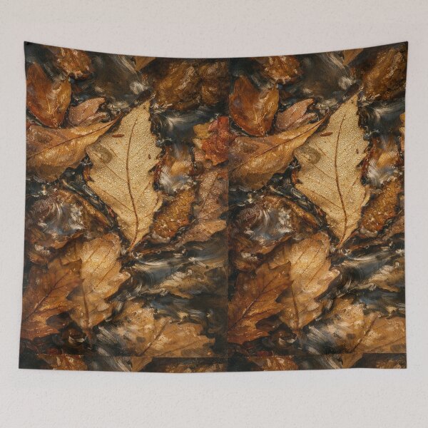 Item preview, Autumn Leaves in Dark Water designed and sold by druidwolfart.