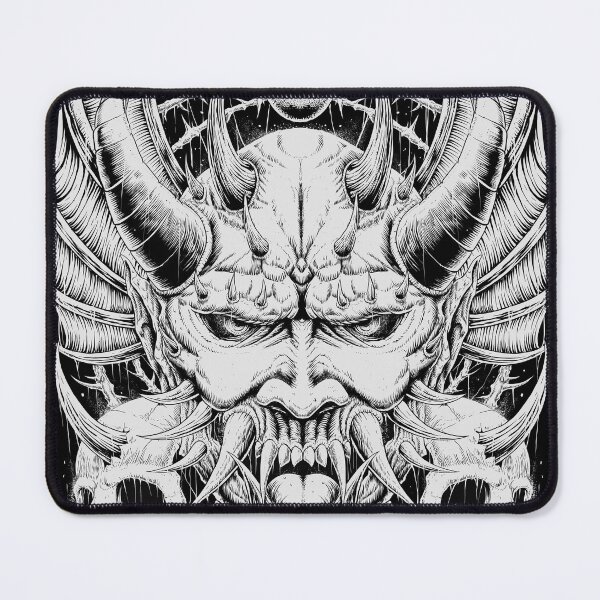 Item preview, Oni Skull Black And White Version designed and sold by Irvan Yuda Pratama.