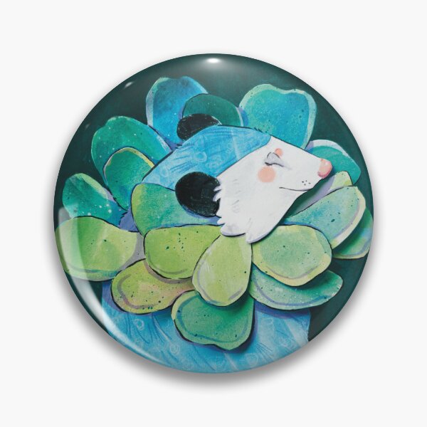 Item preview, Opossum Succulent illustration  designed and sold by genleeartt.
