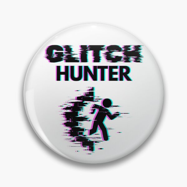 Item preview, Glitch Hunter – Digital Runner Glitch Art Design designed and sold by PHRASEandSTYLE.