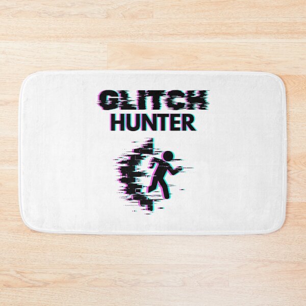 Item preview, Glitch Hunter – Digital Runner Glitch Art Design designed and sold by PHRASEandSTYLE.
