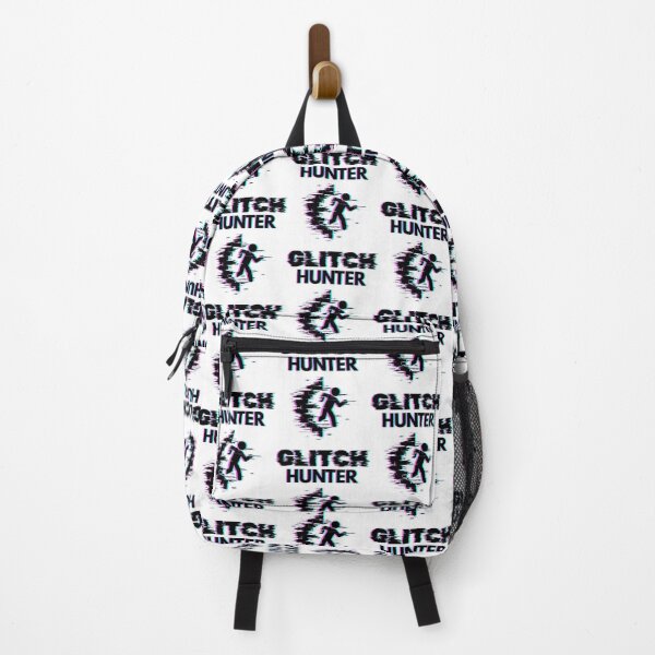 Item preview, Glitch Hunter – Digital Runner Glitch Art Design designed and sold by PHRASEandSTYLE.