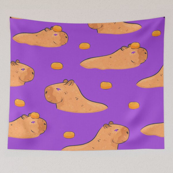 Item preview, Relax & Unwind Capybara Art – Cute Colorful Chill Animal Illustration designed and sold by anandsiva2703.
