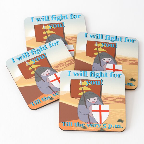 Item preview, I will fight for you till the very 5 p.m. designed and sold by Zeroskillanimation.