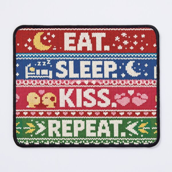 Item preview, Eat sleep kiss repeat designed and sold by Mauswohn.