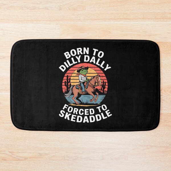 Item preview, Vintage Frog Born To Dilly Dally Forced To Skedaddle Cowboy designed and sold by godzillabro.