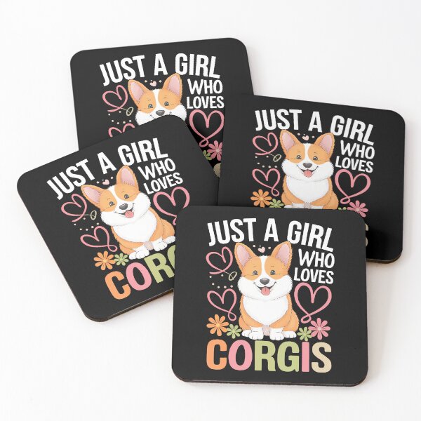 Item preview, Just A Girl Who Loves Corgis designed and sold by godzillabro.