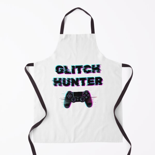 Item preview, Glitch Hunter – Neon Glitch Gaming Text and Controller Art designed and sold by PHRASEandSTYLE.