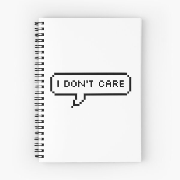 Item preview, 8 bit chat box I don't care pixel art designed and sold by tonylau81.