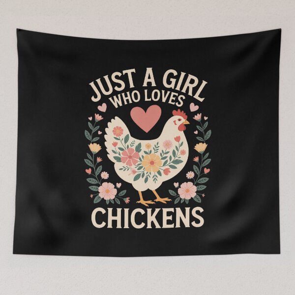 Item preview, Just A Girl Who Loves Chickens designed and sold by scottsurswab.