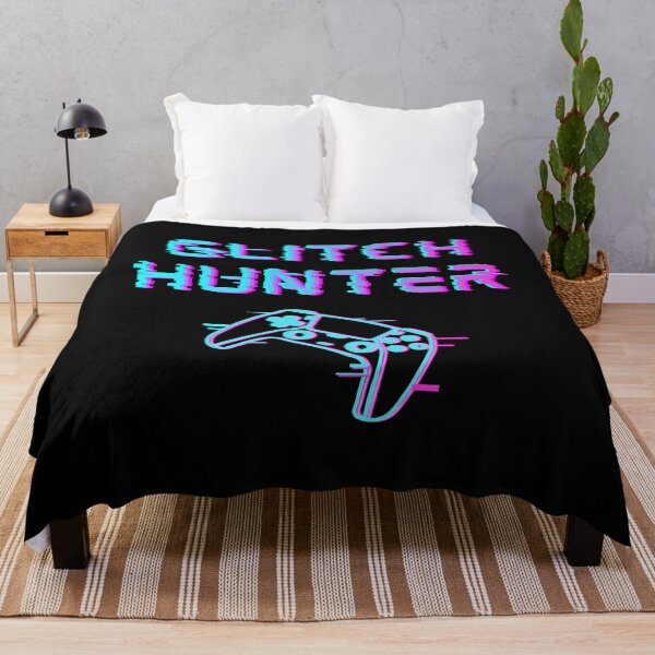 Item preview, Glitch Hunter – Dynamic Glitch Gaming Text and Controller Design designed and sold by PHRASEandSTYLE.