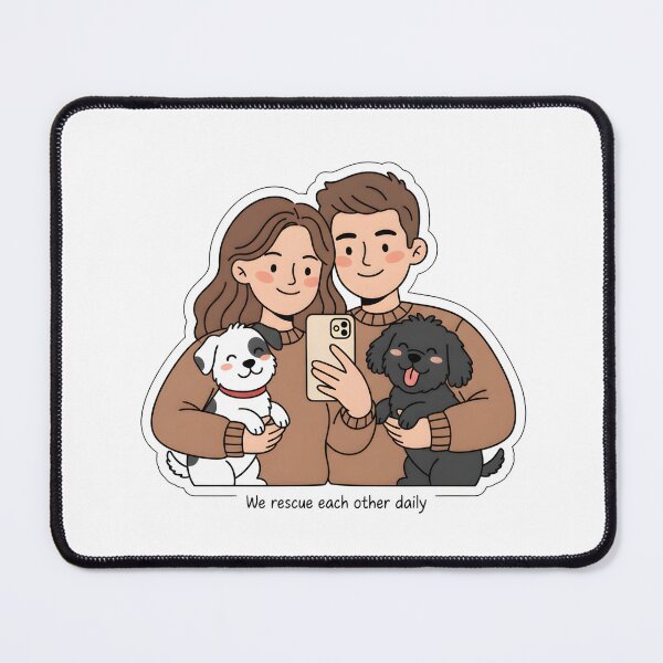 Item preview, The Eternal Bond: Couple & Pet Abundance Collection designed and sold by JaiSoftStudio.