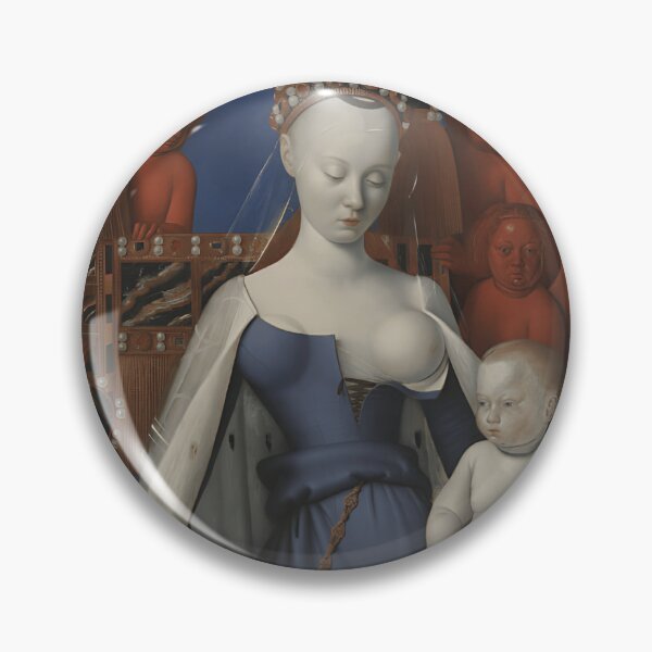 Item preview, Virgin and Child – Surrounded by Angels (Fouquet Tribute) designed and sold by VektorVibe.