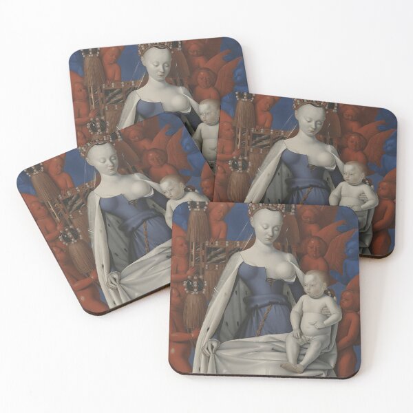 Item preview, Virgin and Child – Surrounded by Angels (Fouquet Tribute) designed and sold by VektorVibe.
