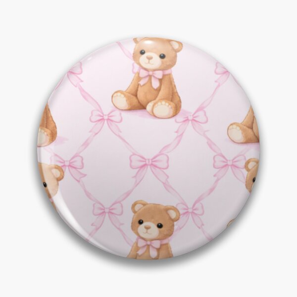 Item preview, Pink bow teddies designed and sold by Zozzatroz.