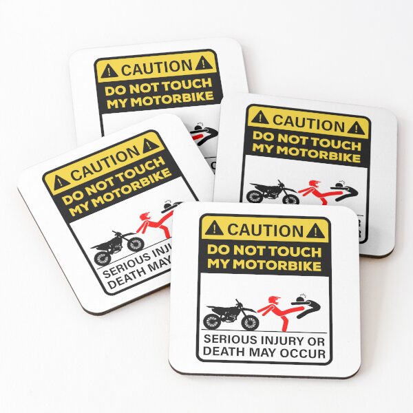 Item preview, Caution Do not touch motorbike designed and sold by ElseWorldDesign.