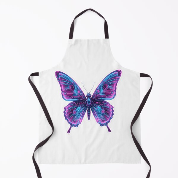 Item preview, Cyberpunk Circuit Board Butterfly - Neon Tech Insect Art designed and sold by Skill_&_Stone.
