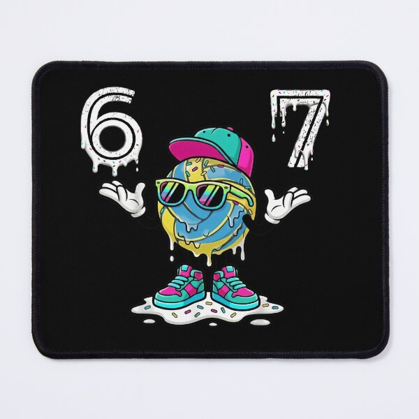 Item preview, Cool Drippy Ice Cream 67 Six Sevn Cartoon Tee designed and sold by LashondaGreen89.