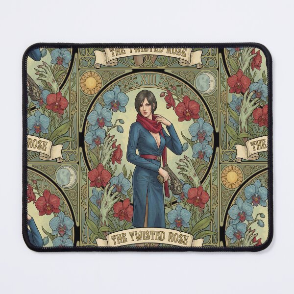 Item preview, Resident Evil Carla Radames Vintage Tarot Card Gaming Art designed and sold by Back2Collage.
