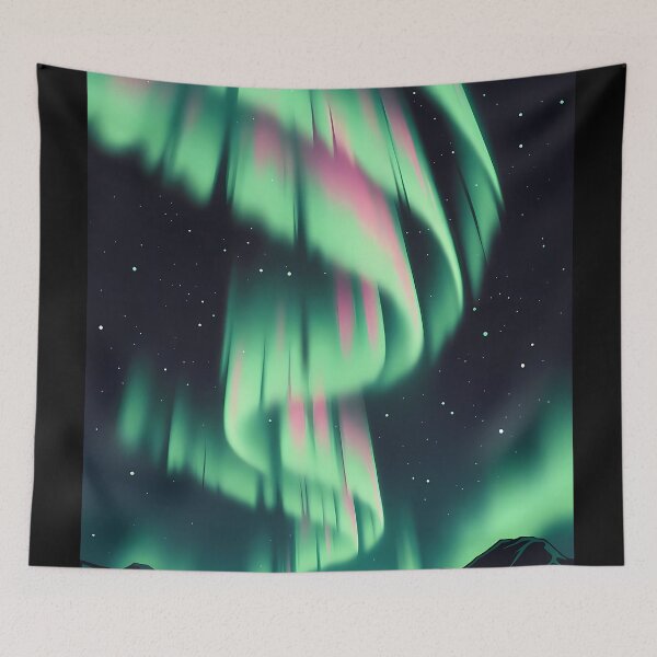 Item preview, Northern Lights Aurora Night Sky designed and sold by RkskArt.