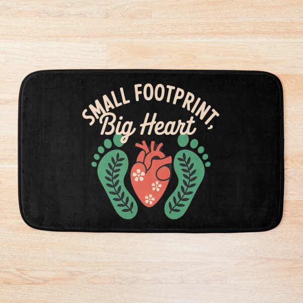 Item preview, Small Footprint Big Heart Eco-Friendly Sustainable designed and sold by FluoroWave.