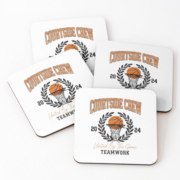 Item preview, Courtside Crew Basketball Team — Retro Varsity Teamwork Sports Illustration designed and sold by Colorful-Garden.