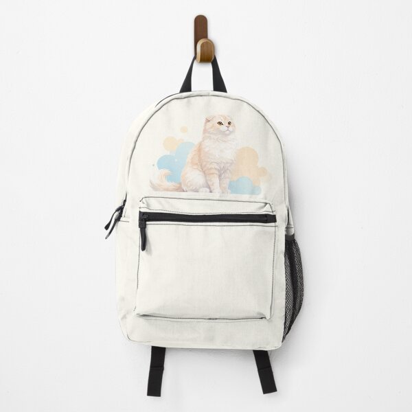 Item preview, Fluffy Cream Scottish Fold Cat Illustration designed and sold by apiecebyap.