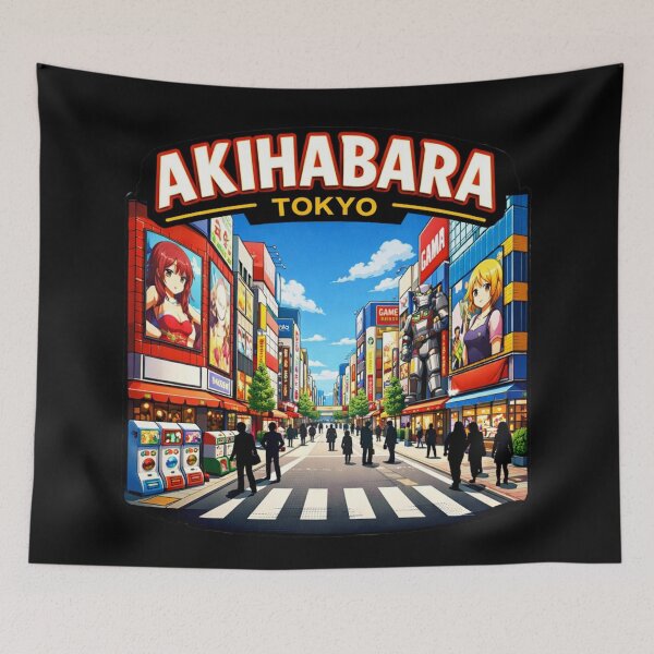 Item preview, Akihabara / Tokyo Japan Anime District designed and sold by Myra365Art.