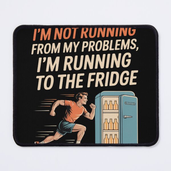 Item preview, Snacks vs Workout Running to Fridge designed and sold by FluoroWave.