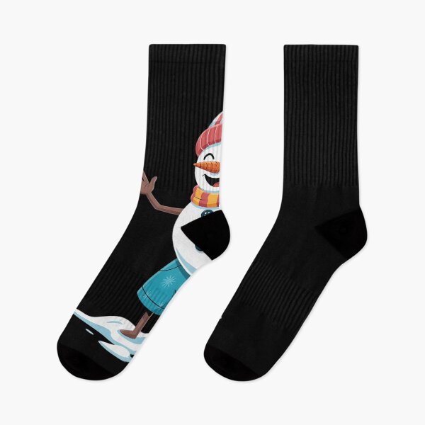Item preview, Snowman in Swim Trunks for Vacation designed and sold by FluoroWave.