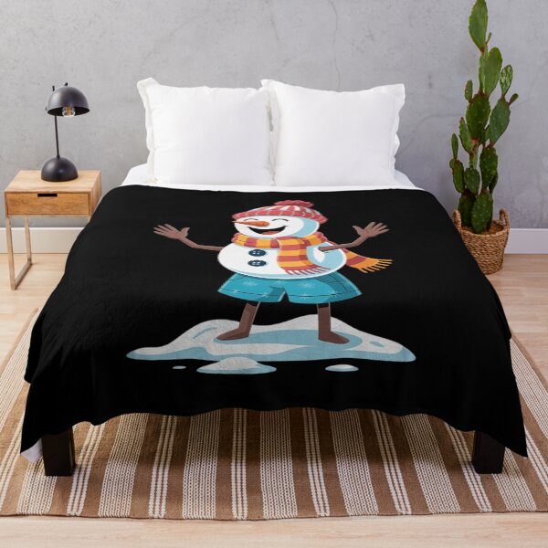 Item preview, Snowman in Swim Trunks for Vacation designed and sold by FluoroWave.
