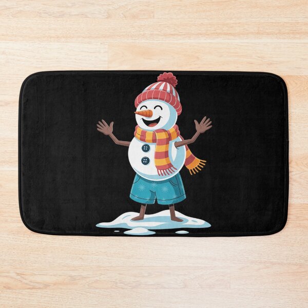 Item preview, Snowman in Swim Trunks for Vacation designed and sold by FluoroWave.