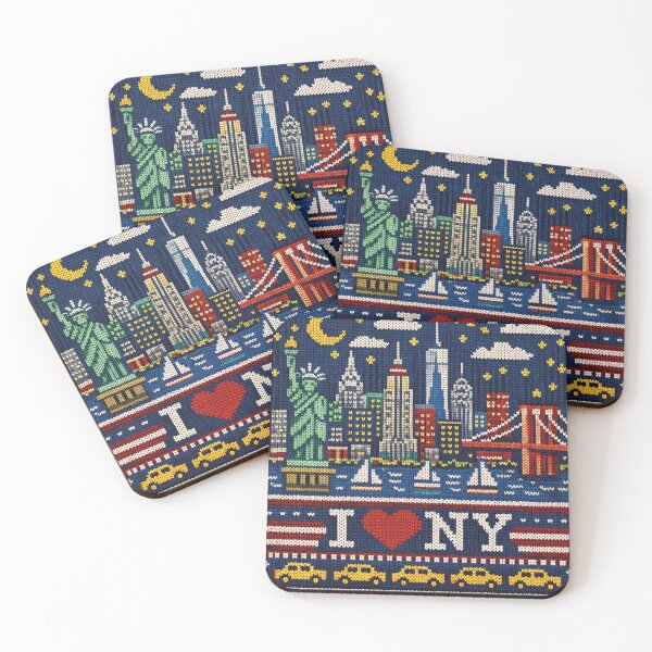 Item preview, I love NYC, knitting picture designed and sold by Mauswohn.