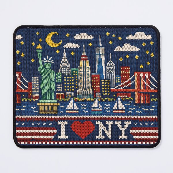 Item preview, I love NYC, knitting picture designed and sold by Mauswohn.