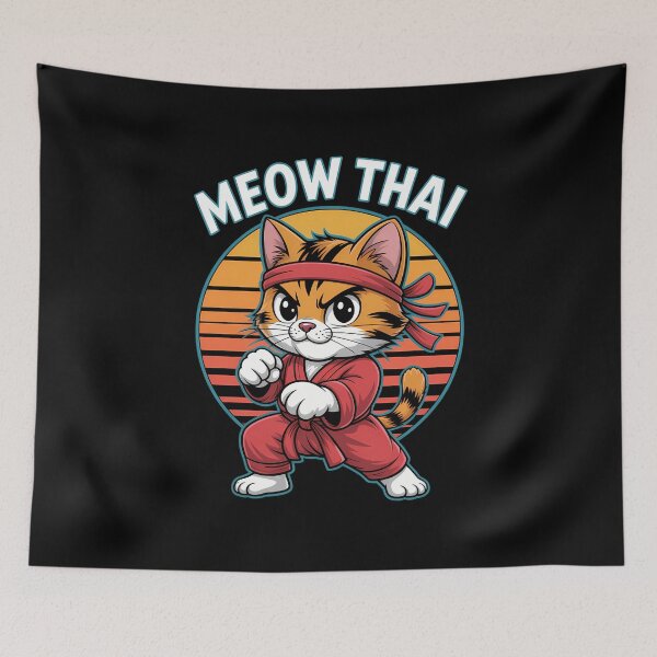Item preview, Boxing Funny Cat Meme designed and sold by lilensgavadur.