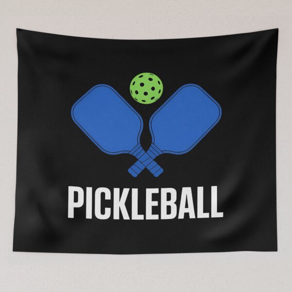 Item preview, Cool Stylized Pickleball with Paddles and Ball Pickleball designed and sold by EllenJast.