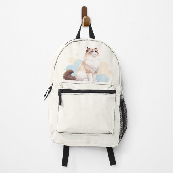 Item preview, Blue Eyed Ragdoll Cat Illustration designed and sold by apiecebyap.