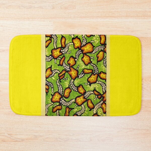 Item preview, Golden Petals on Leaf Green✨ designed and sold by WheelieGdArt.