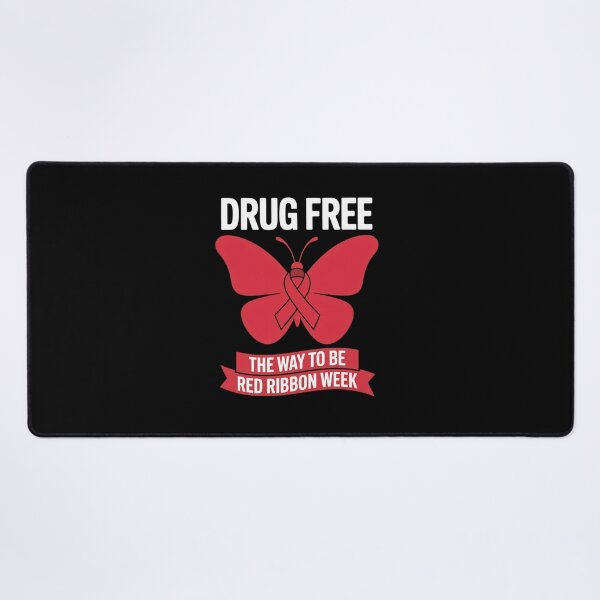 Item preview, Drug Free The Way To be Red Ribbon Awareness Week butterfly designed and sold by RonnasJackson.